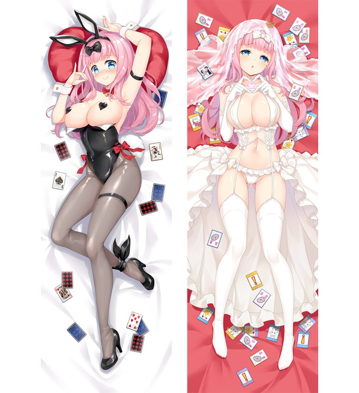 Kaguya-sama Love Is War Fujiwara Chika Anime Dakimakura Japanese Love Body Pillow Cover