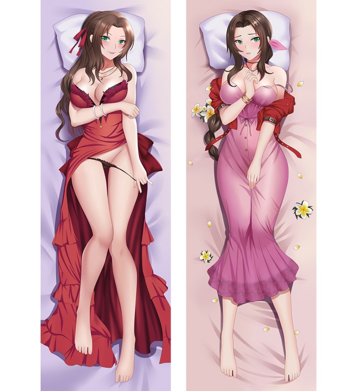 Final Fantasy Aerith Gainsborough Anime Dakimakura Hugging Body PillowCases