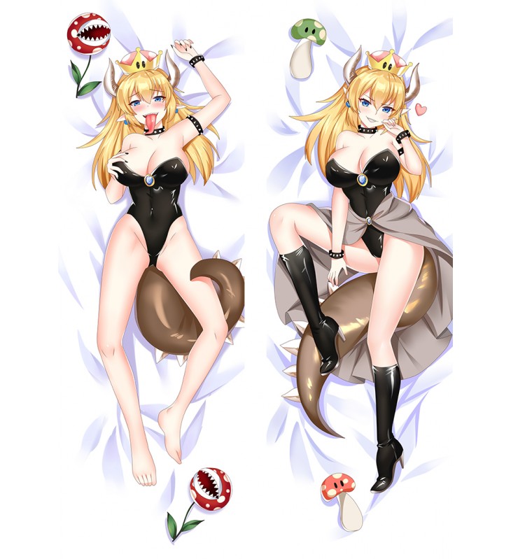 Super Mario Bowsette Princess Bowser Anime Dakimakura Hugging Body PillowCases