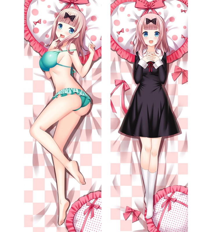 Kaguya-sama Love Is War Fujiwara Chika Anime Dakimakura Hugging Body PillowCases