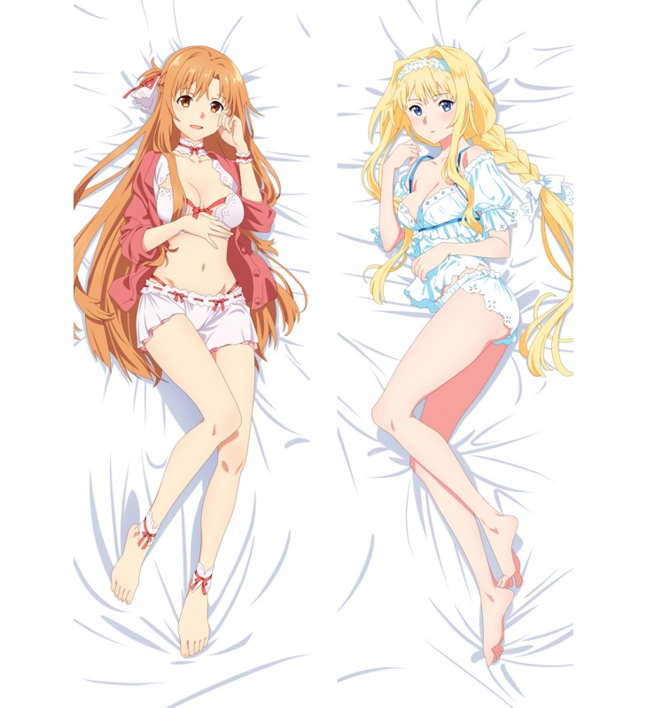 Sword Art Online Yuuki Asuna Anime Dakimakura Japanese Love Body PillowCases