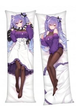 Genshin Impact Keqing Anime Dakimakura Japanese Hugging Body Pillow Cover