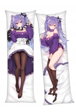 Genshin Impact Keqing Anime Dakimakura Japanese Hugging Body Pillow Cover