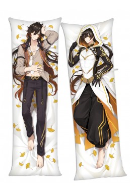 Genshin Impact Zhongli Anime Dakimakura Japanese Hugging Body Pillow Cover