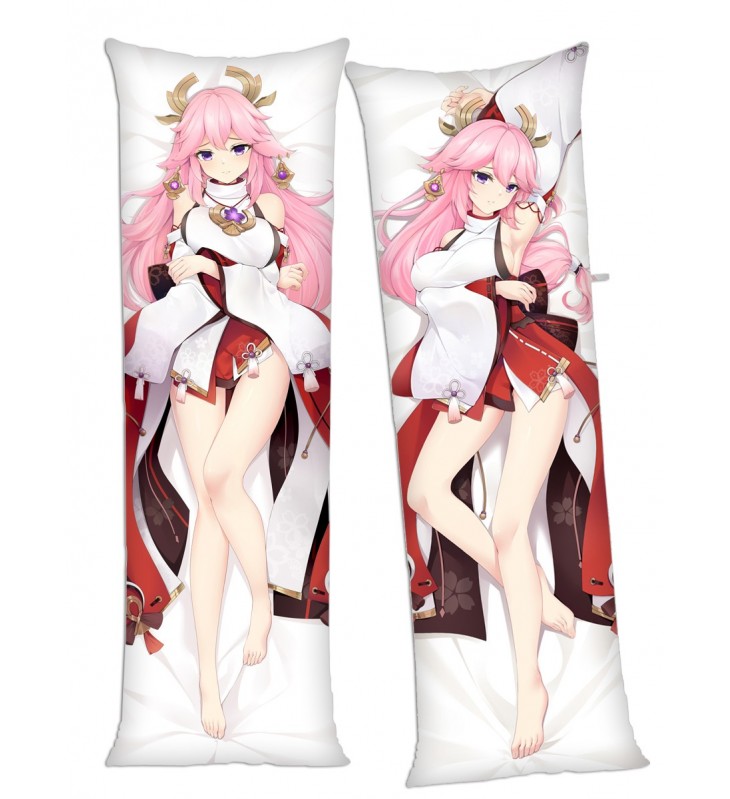 Genshin Impact Yae Miko Anime Dakimakura Japanese Hugging Body Pillow Cover