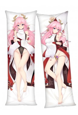 Genshin Impact Yae Miko Anime Dakimakura Japanese Hugging Body Pillow Cover