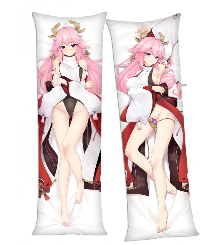 Genshin Impact Yae Miko Anime Dakimakura Japanese Hugging Body Pillow Cover