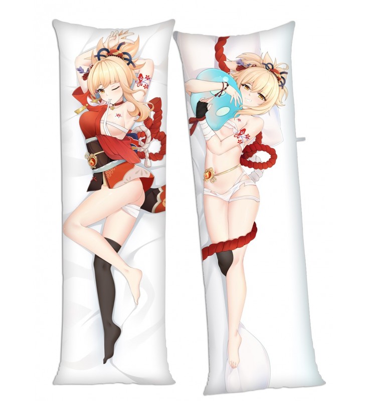 Genshin Impact YOIMIYA Anime Dakimakura Japanese Hugging Body Pillow Cover