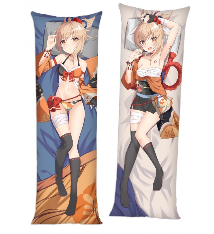 Genshin Impact YOIMIYA Anime Dakimakura Pillow Hugging Body Pillowcover