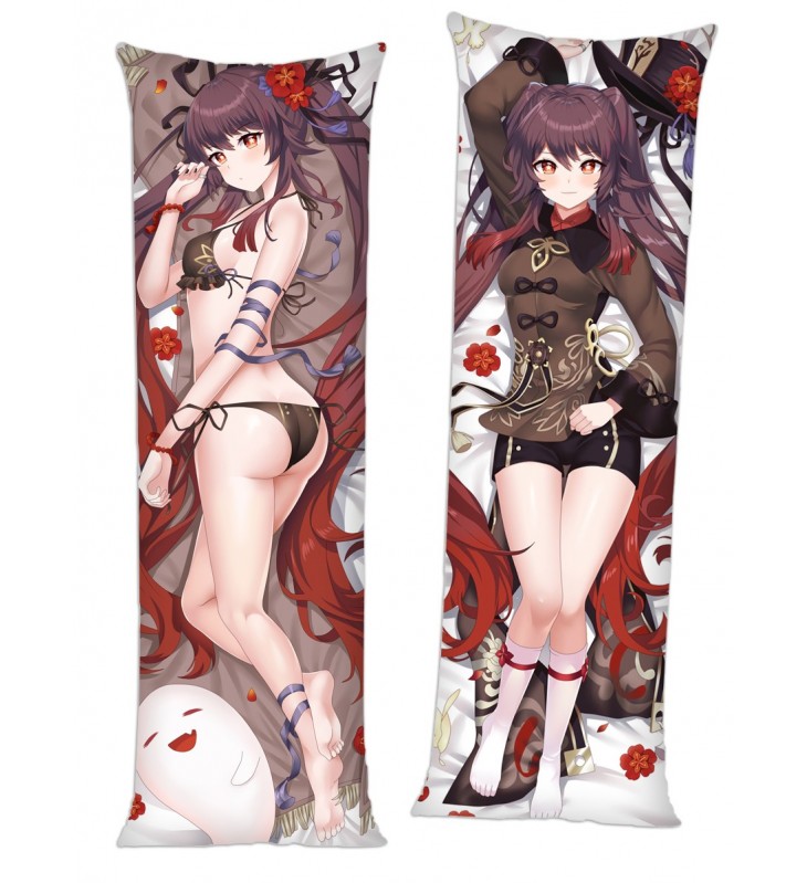 Genshin Impact Hutao Anime Dakimakura Pillow Hugging Body Pillowcover