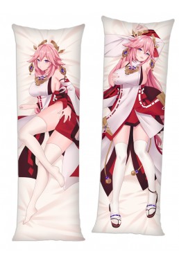 Yae Miko Genshin Impact Anime Dakimakura Pillow Hugging Body Pillowcover