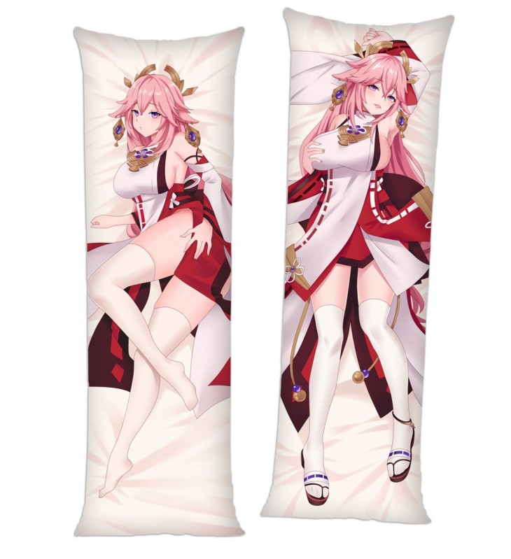 Yae Miko Genshin Impact Anime Dakimakura Pillow Hugging Body Pillowcover