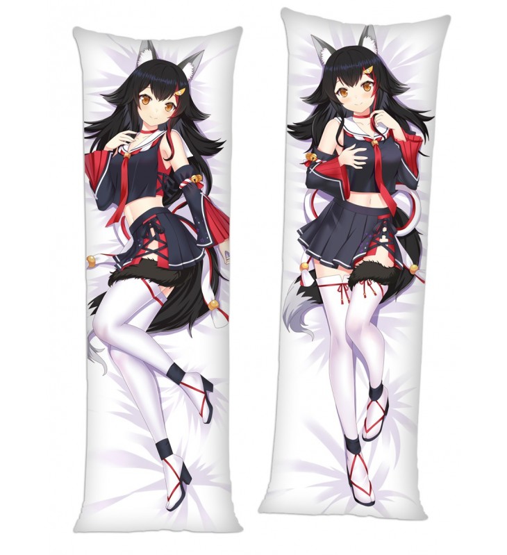 Hololive Virtual Youtuber Ookami Mio Anime Dakimakura Pillow Hugging Body Pillowcover