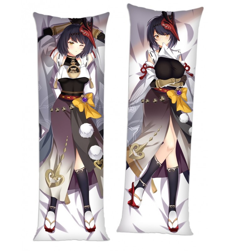 Sara Genshin Impact Anime Dakimakura Pillow Hugging Body Pillowcover