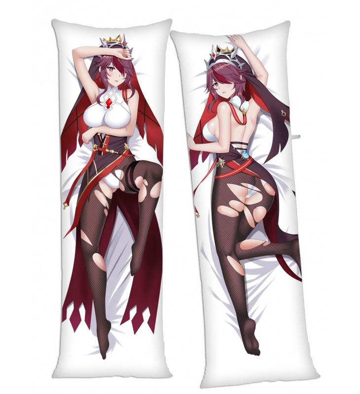 Genshin Impact Rosaria Anime Dakimakura Japanese Hugging Body Pillow Cover