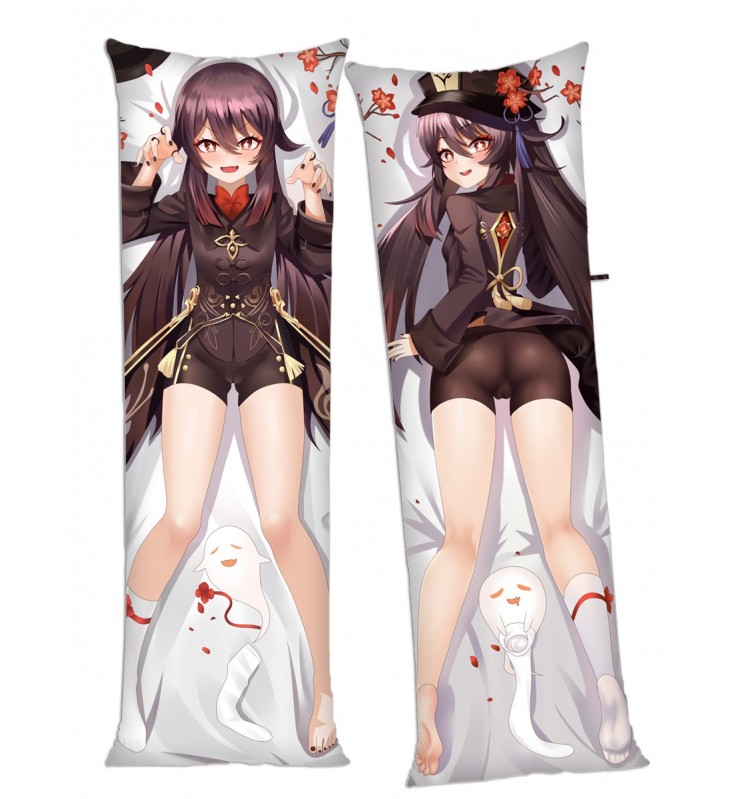 Genshin Impact Hutao Anime Dakimakura Japanese Hugging Body Pillow Cover