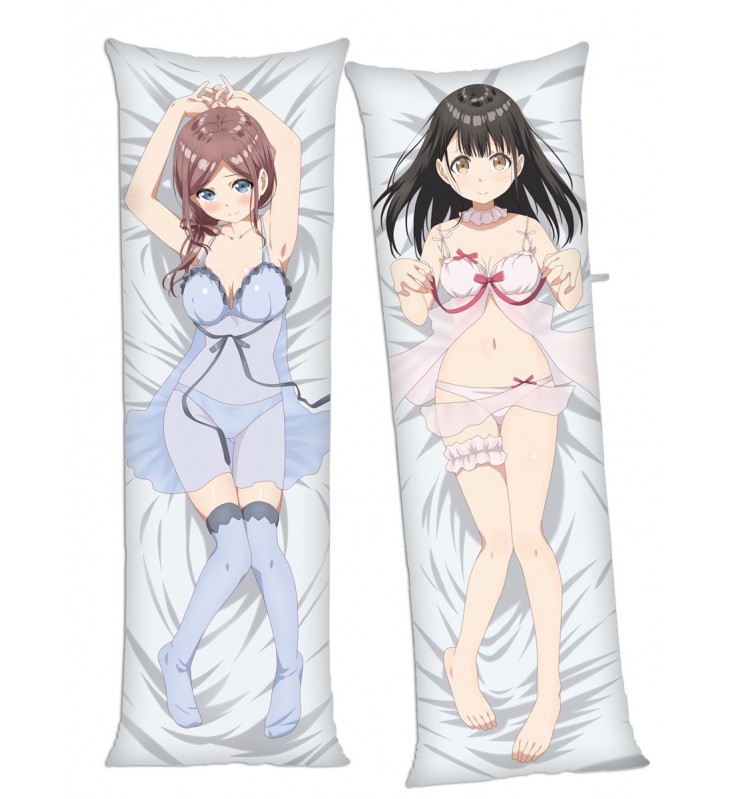 One Room Yui Hanasaka & Moka Aoshima Anime Dakimakura Japanese Hugging Body Pillow Cover