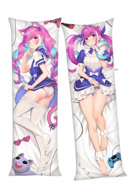 Virtual Youtuber Minato Aqua Anime Dakimakura Japanese Hugging Body Pillow Cover