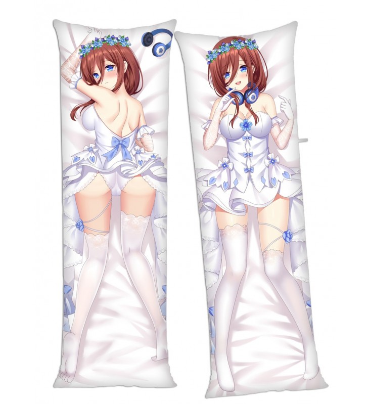 The Quintessential Quintuplets Nakano Miku Anime Dakimakura Japanese Hugging Body Pillow Cover