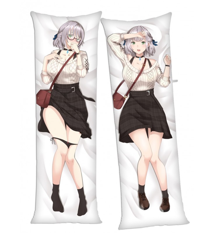 Virtual Youtuber Shirogane Noel Anime Dakimakura Japanese Hugging Body Pillow Cover