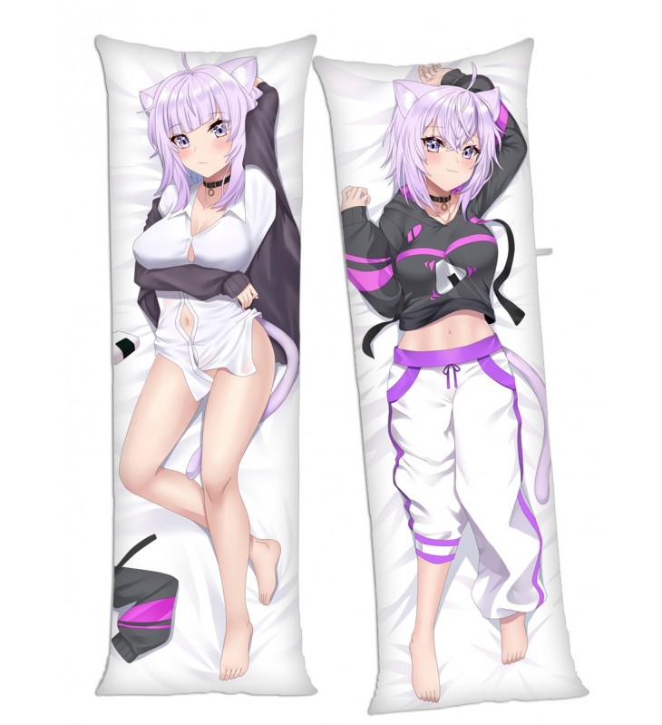 Virtual Youtuber Nekomata Okayu Anime Dakimakura Japanese Hugging Body Pillow Cover