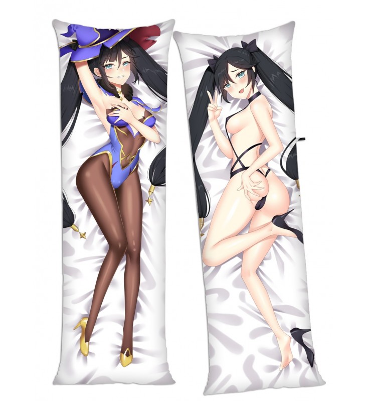 Genshin Impact Mona Anime Dakimakura Japanese Hugging Body Pillow Cover