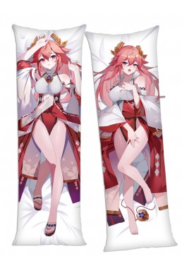 Genshin Impact Yae Miko Anime Dakimakura Japanese Hugging Body Pillow Cover