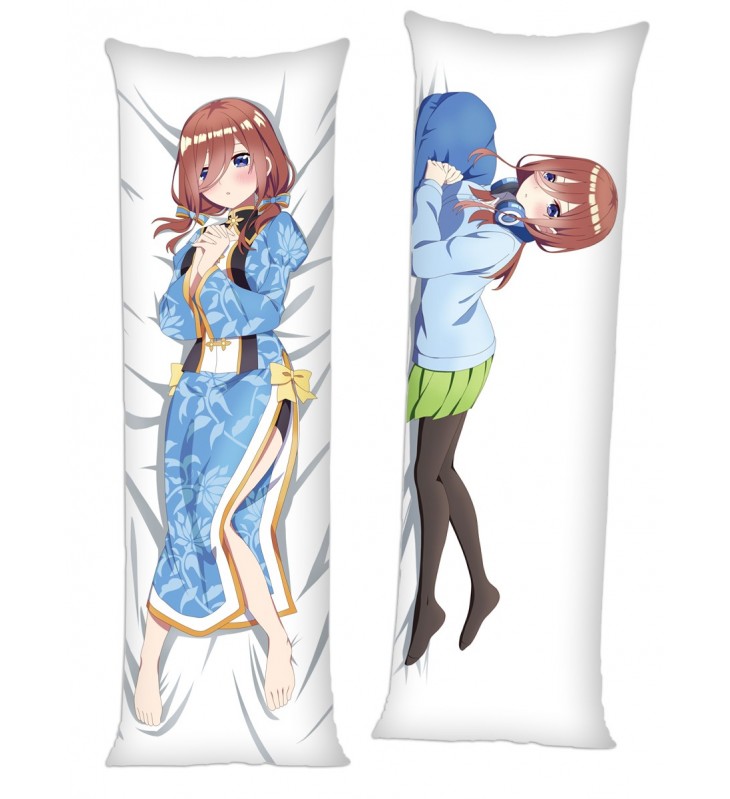 The Quintessential Quintuplets Miku Nakano Anime Dakimakura Japanese Hugging Body Pillow Cover