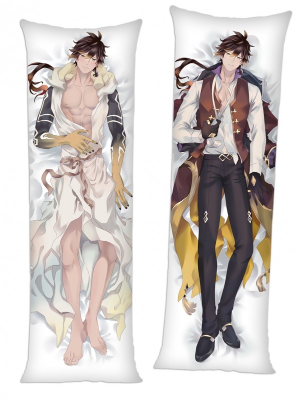 Genshin Impact Zhongli Anime Dakimakura Pillow Hugging Body Pillowcover