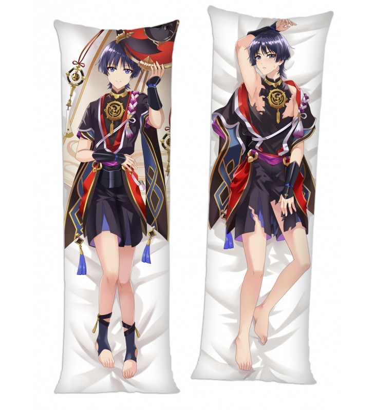 Genshin Impact Scaramouch Anime Dakimakura Pillow Hugging Body Pillowcover