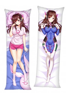 Overwatch D.VA Anime Dakimakura Pillow Hugging Body Pillowcover