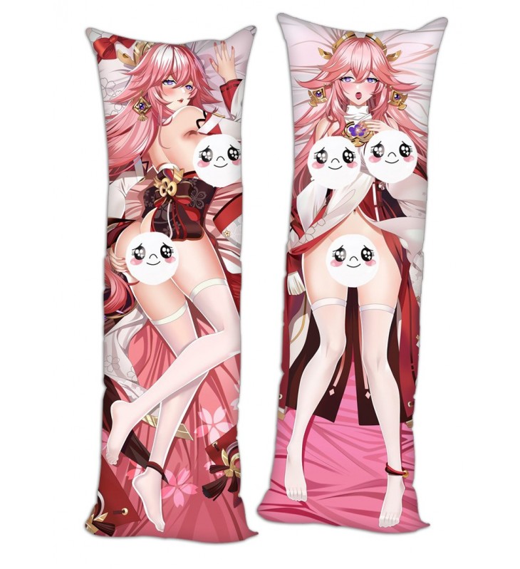 Genshin Impact Yae Miko Anime Dakimakura Pillow Hugging Body Pillowcover