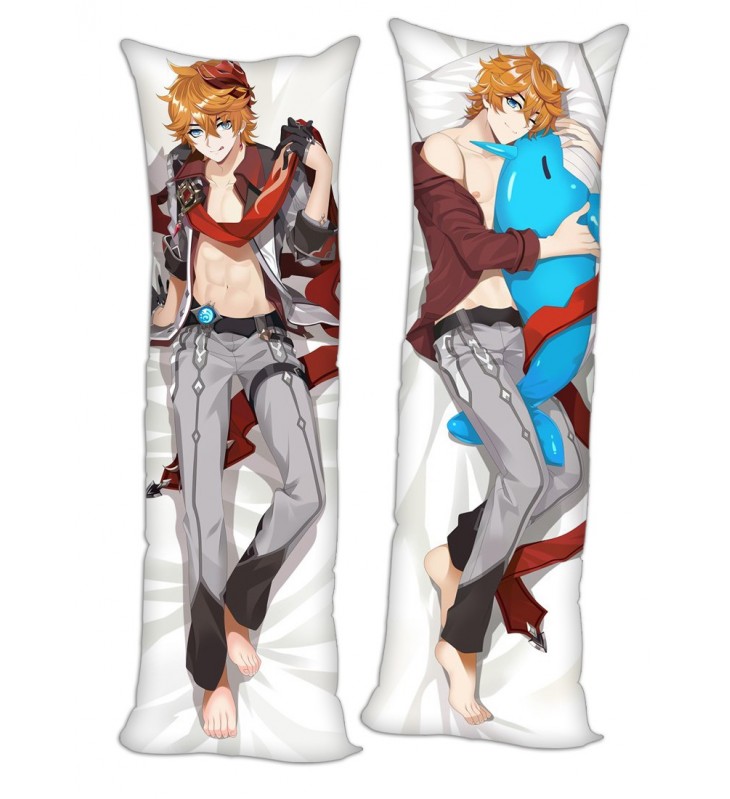 Genshin Impact Tartaglia Anime Dakimakura Pillow Hugging Body Pillowcover