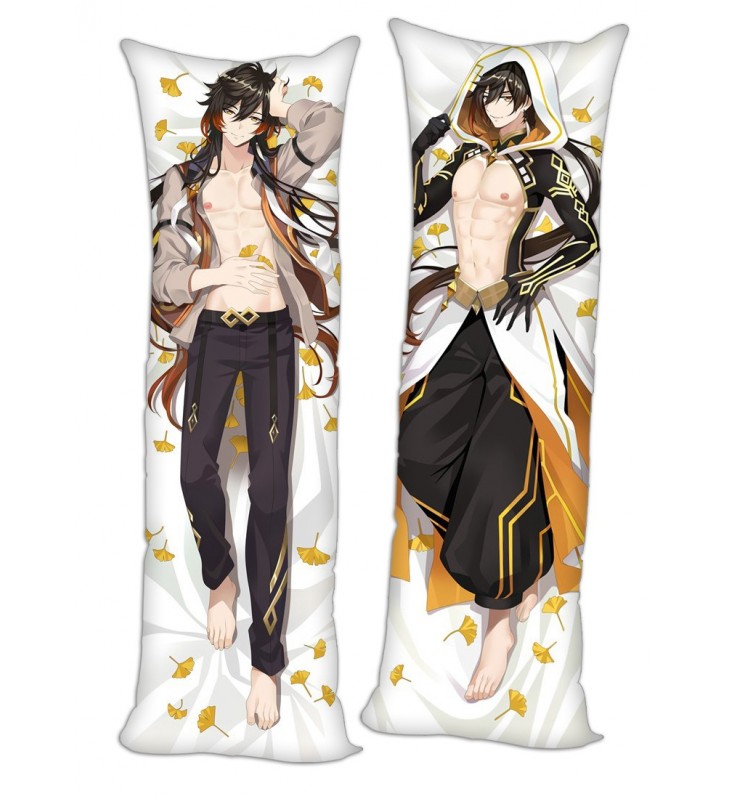 ZhongLi Genshin Impact Anime Dakimakura Pillow Hugging Body Pillowcover