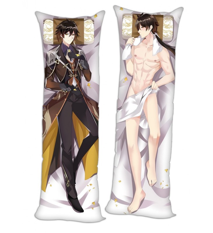 Genshin Impact ZhongLi Anime Dakimakura Pillow Hugging Body Pillowcover