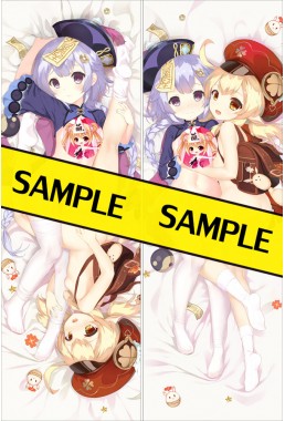 Genshin Impact QiQi Klee Dakimakura Body Pillow Anime