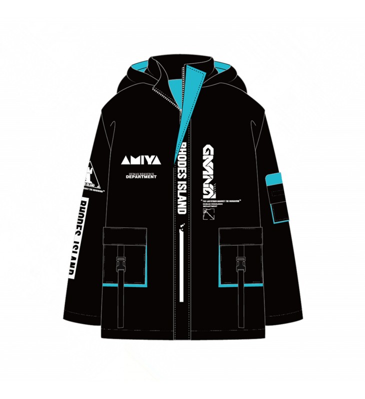 Unisex Amiya Arknights Anime Coats Hoodies Cosplay Costume for men/women