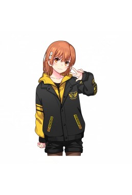 Misaka Mikoto Toaru Majutsu no Index Anime Jackets Coats Hoodies Cosplay Costume Sweatshirts