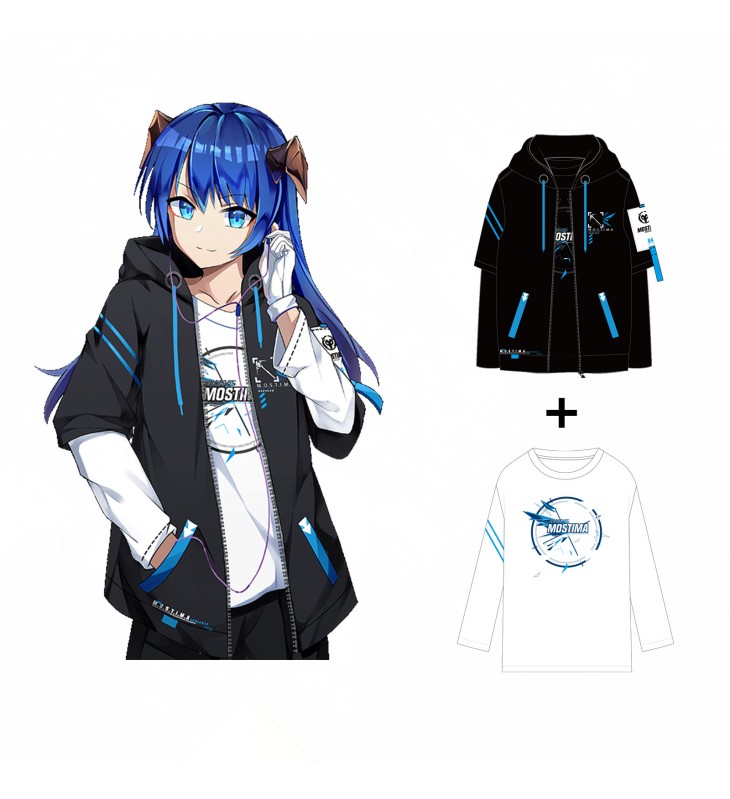 Unisex Mostima Arknights Anime Hoodies Sweatshirts and Long Sleeve T-shirts for men/women