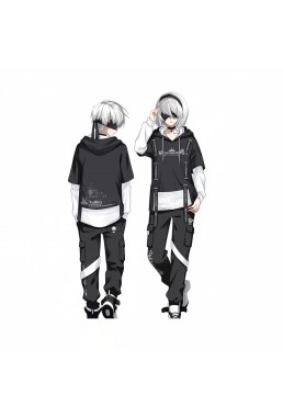 Unisex NieR Automata Suit Anime Hoodies Sweatshirts Anime Pants Cosplay Costume