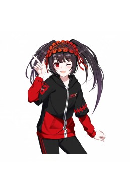 Tokisaki Kurumi DATE A LIVE Anime Jackets Coats Hoodies Cosplay Costume Sweatshirts