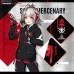 SAKAZ MERCENARY W ARKNIGHTS 3D Printed Anime Coats Warm Hoodies Cosplay Costume Black/Red