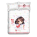 Megumi Kato - SaeKano Anime 4 Pieces Bedding Sets,Bed Sheet Duvet Cover with Pillow Covers