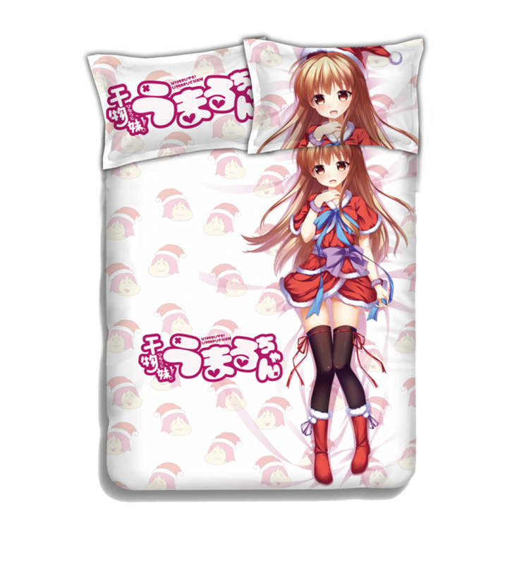 Umaru Doma - Himouto Umaru Chan Japanese Anime Bed Blanket Duvet Cover with Pillow Covers