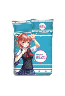Yui Yuigahama - My Teen Romantic Comedy Anime 4 Pieces Bedding Sets,Bed Sheet Duvet Cover with Pillow Covers