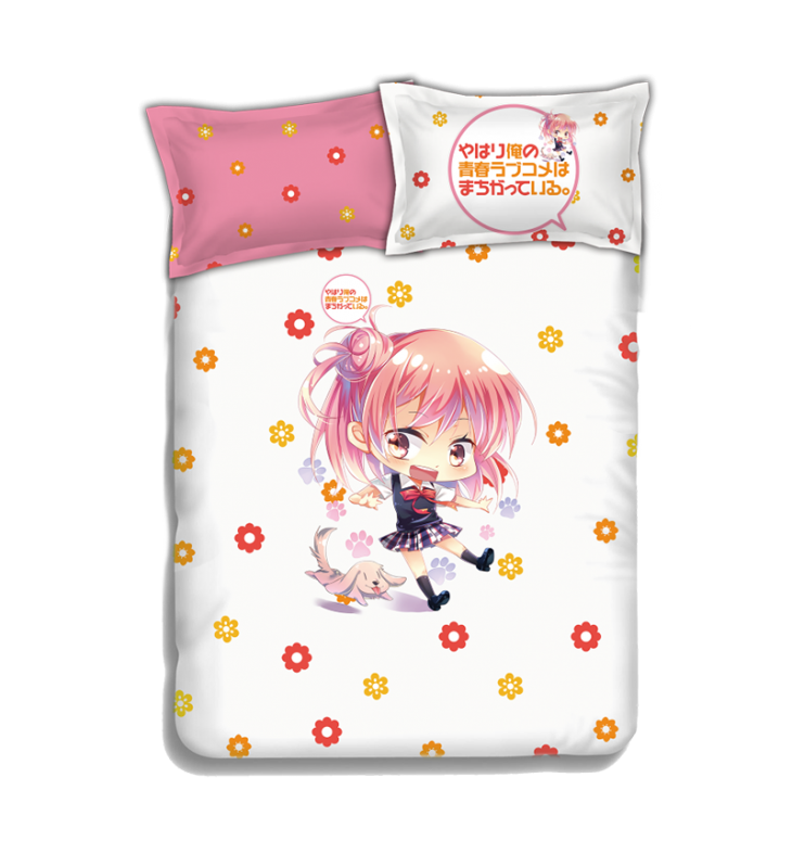 Yui Yuigahama - My Teen Romantic Comedy Japanese Anime Bed Blanket Duvet Cover with Pillow Covers