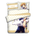 Fate stay night saber Anime Bedding Sets,Bed Blanket & Duvet Cover,Bed Sheet with Pillow Covers