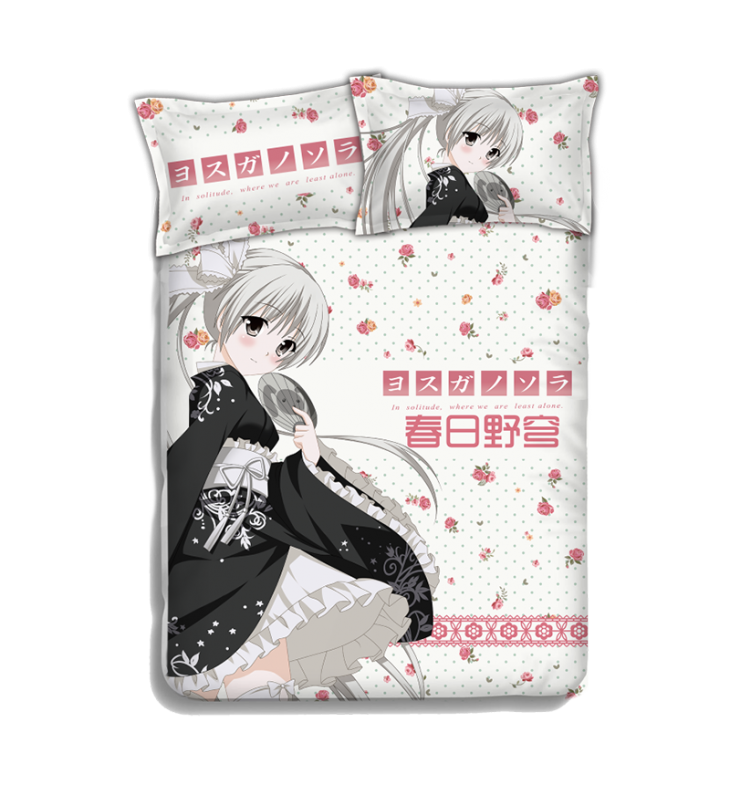 Sora Kasugano - Yosuga no Sora Japanese Anime Bed Blanket Duvet Cover with Pillow Covers