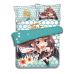 Kongou - Kantai Collection Anime 4 Pieces Bedding Sets,Bed Sheet Duvet Cover with Pillow Covers