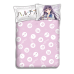 Homura Chika Anime 4 Pieces Bedding Sets,Bed Sheet Duvet Cover with Pillow Covers